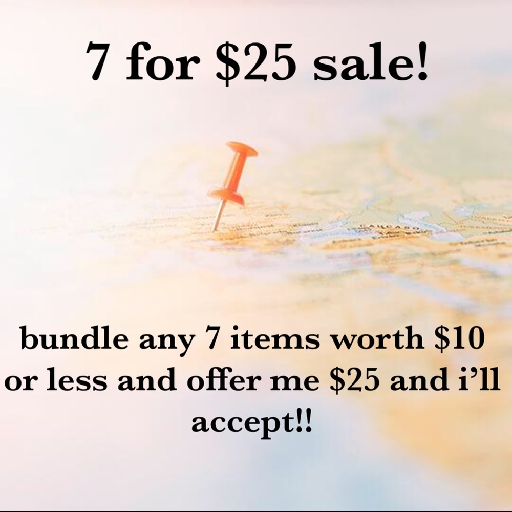 7 for $25 sale 🤩